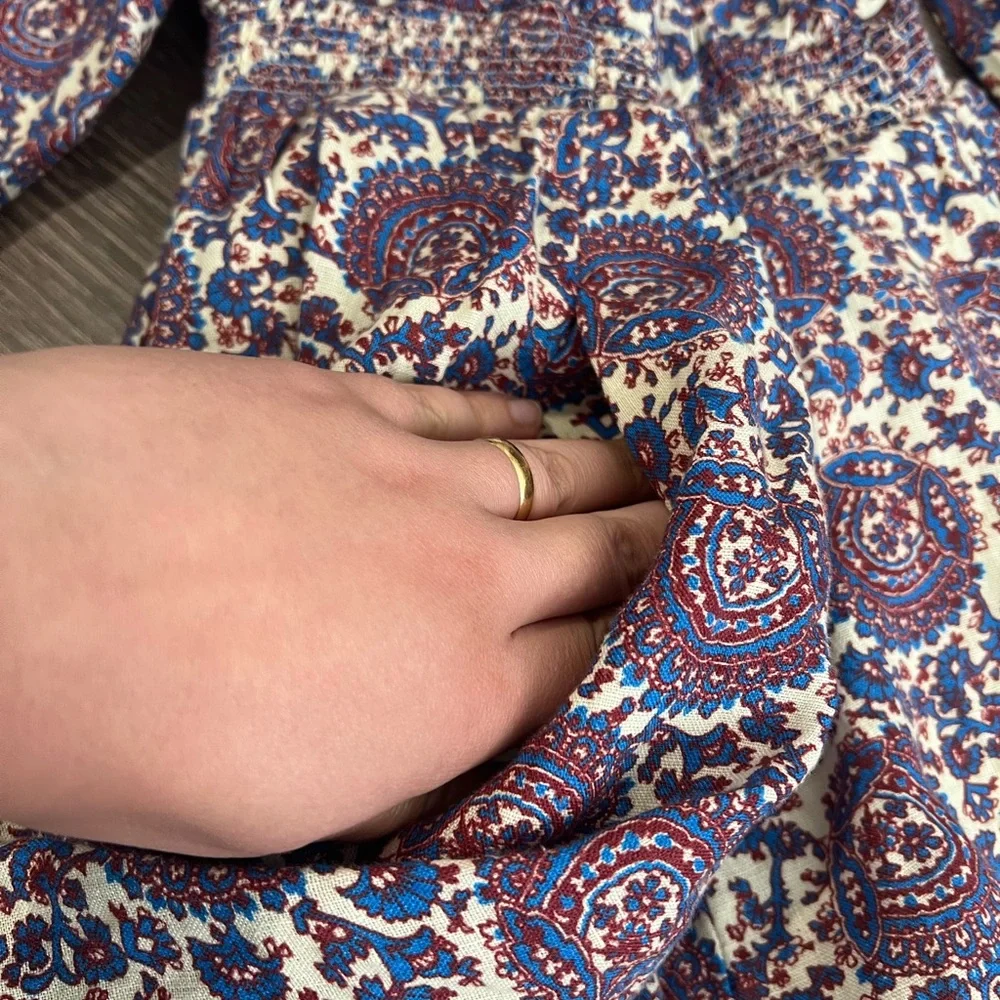 NWT J. Crew Palermo smocked-waist mini dress in floral bouquet linen - Picture 9 of 11